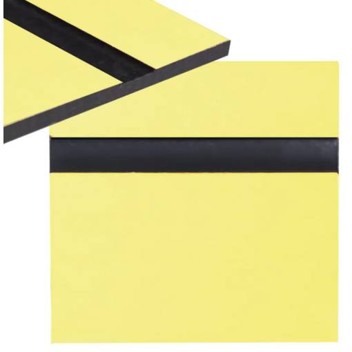 Foto - Gravírovací laminát 300 x 200 x 1,3 mm - Žlutý, černý