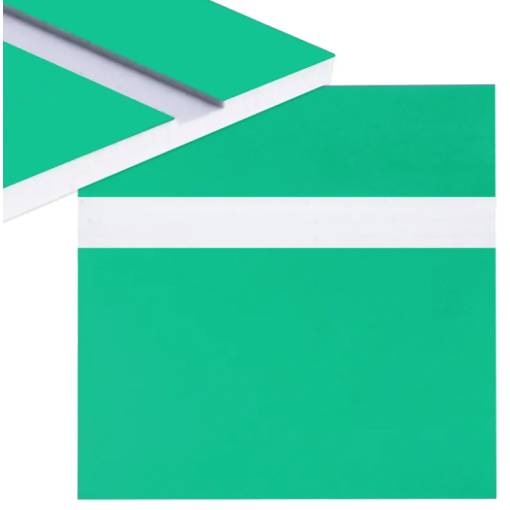 Foto - Gravírovací laminát 300 x 200 x 1,3 mm - Zelený, bílý
