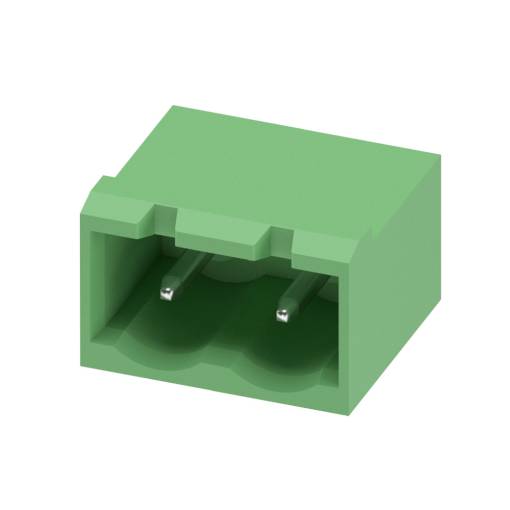 Foto - Soket pro šroubovací svorkovnice, terminálový konektor 5mm - 2Pin, Samec do DPS