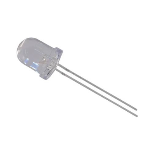 Foto - LED dioda - Modrá, difúzní, 8mm, 3V