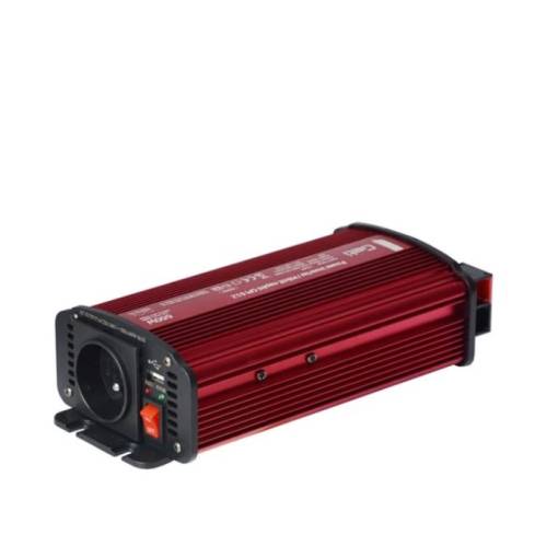 Foto - Měnič napětí GETI GPI 612 12V/230V 600W s USB