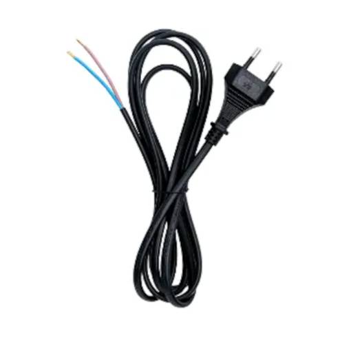 Foto - Síťový kabel 230VAC - 1,8m, EU 2PIN, drátové vývody
