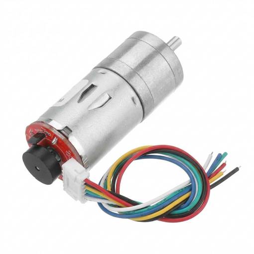 Foto - Motor s převodovkou a rotačním encoderem GA25-370 12V 130RPM