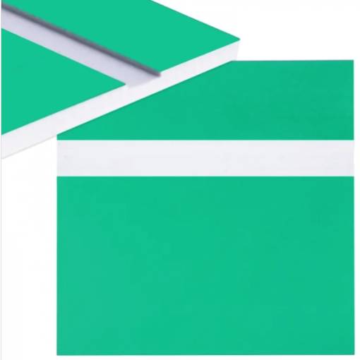 Foto - Gravírovací laminát 600 x 300 x 1,3 mm - Zelený, bílý
