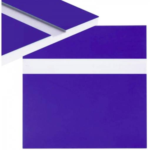 Foto - Gravírovací laminát 600 x 300 x 1,3 mm - Tmavě modrý, bílý