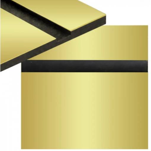 Foto - Gravírovací laminát 600 x 300 x 1,3 mm - Zlatý, černý