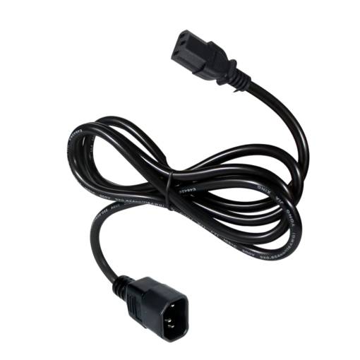 Foto - Propojovací síťový kabel 230VAC, C13-C14, 3x0,75mm²