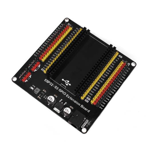 Foto - Terminál shield s napájecím zdrojem pro ESP32-S3 vývojový modul