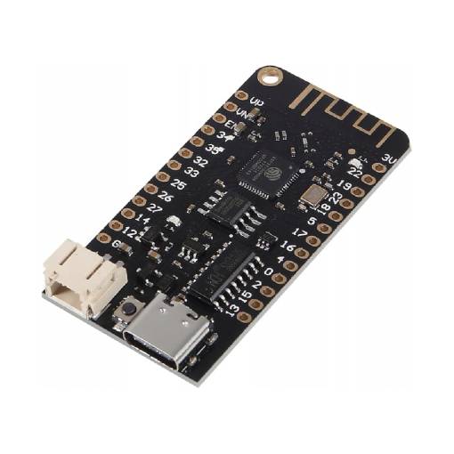 Foto - Vývojová deska ESP32 s BMS pro LiPol baterii - Wi-Fi, Bluetooth, MicroPython, USB-C