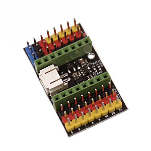 Foto - Terminál shield pro ESP32-C3 Super Mini s nabíjecím obvodem pro 3,7V baterii