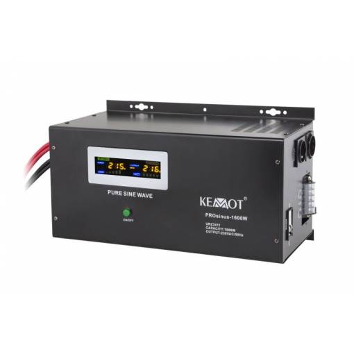 Foto - Záložní zdroj na autobaterii UPS 1600W 230V