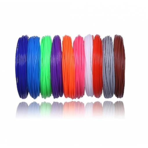 Foto - Sada barevných 10 filamentů pro 3D pero - 10 metrů