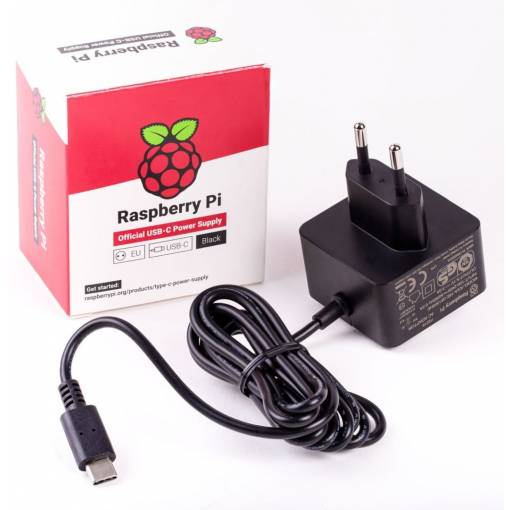 Foto - Raspberry Pi USB-C 5,1V 3A napájecí zdroj
