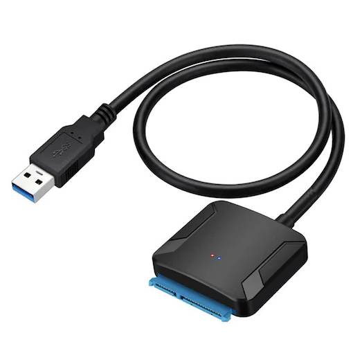 Foto - Adaptér USB 3.0 na SATA 22 pin pro 2.5" a 3.5" HDD a SSD