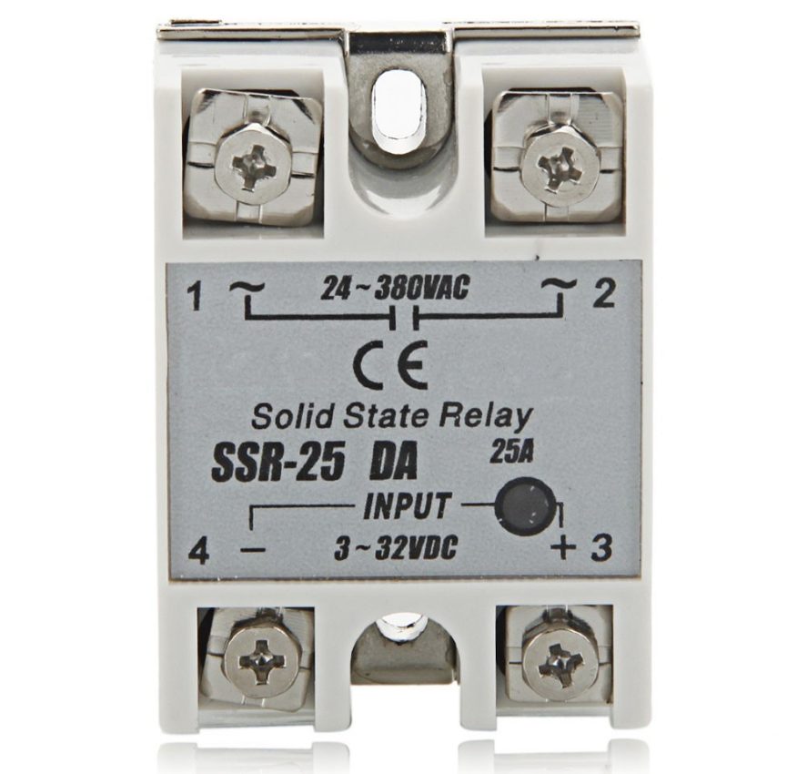 Relé SSR Solid State 24V-380V 25A SSR-25DA pro PID Regulátor Teploty