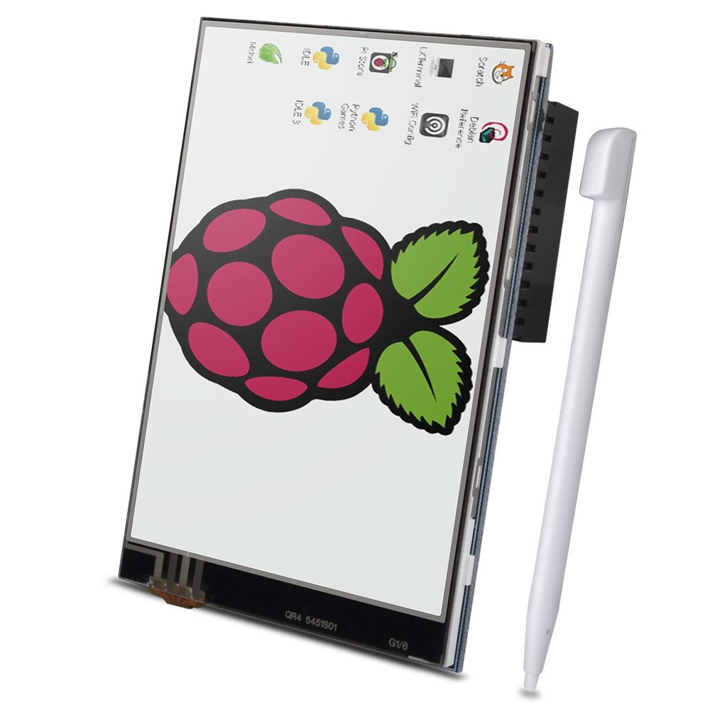 TFT LCD dotykový shield pro Raspberry PI - 3,5"