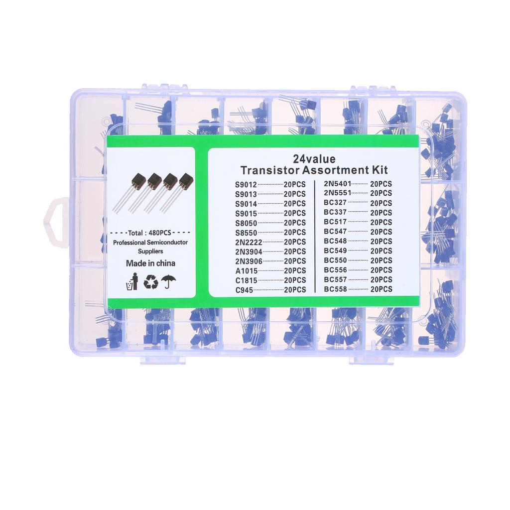 Sada tranzistorů PNP, NPN TO - 92 - 480 kusů