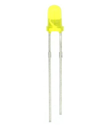 LED dioda - Žlutá, 3 mm