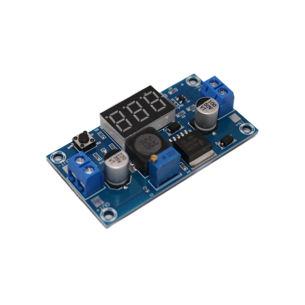 Step/down měnič a napájecí modul s voltmetrem - LM2596S