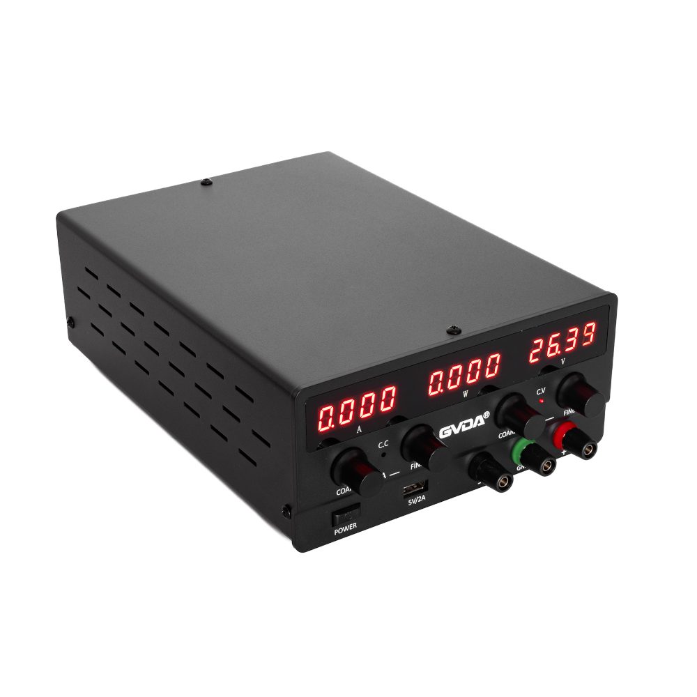 Laboratorní síťový zdroj 300W - 60V, 5A nastavitelný, CV, CC, plynulá regulace, USB výstup