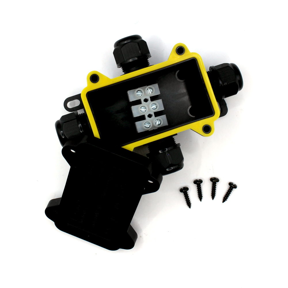 Kabelová spojka DRÁTEK - IP68 70x40, 4 vývody 3-6,5mm, 3pin