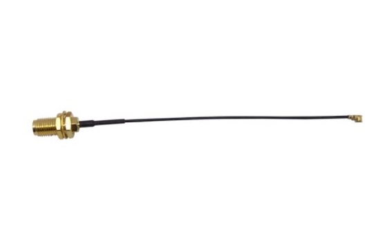 NiceRF koaxiální kabel s konektory SMA - Samice a IPX1,13 120 mm