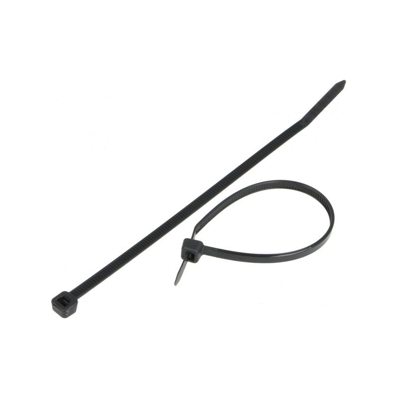 Stahovací pásek KSS CV-100 x 2,5mm, nylon, černý