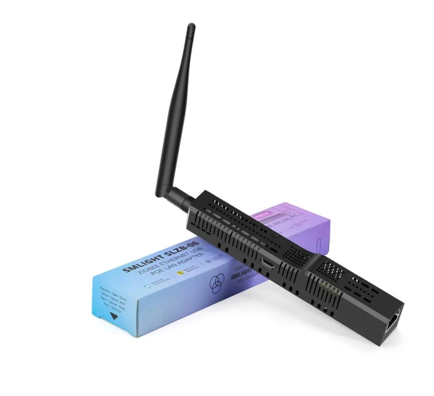 SLZB-06 brána pro Home Assistant, ZigBee2MQTT a ZHA - Ethernet, PoE, USB, LAN, WiFi