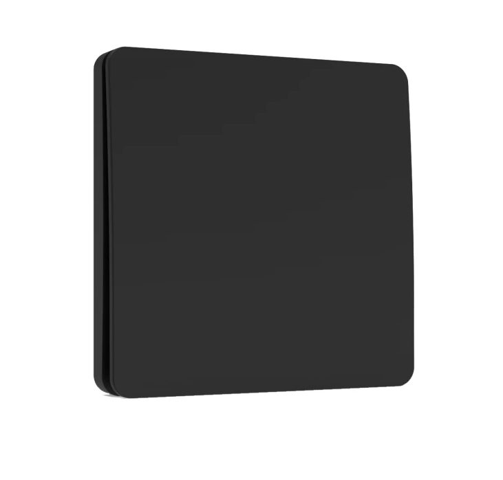 Bezbateriové jednoduché tlačítko RF433 MHz IK01 - 1G, černé