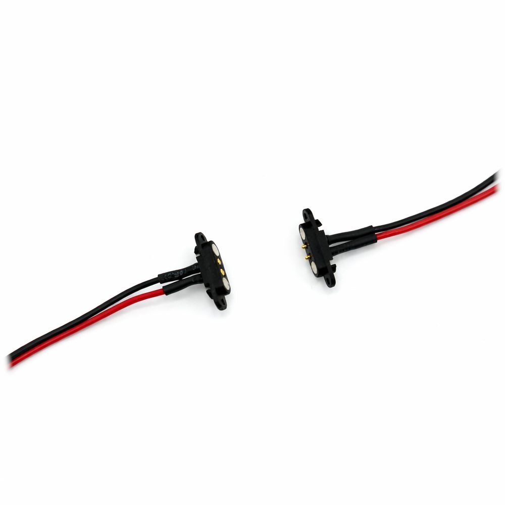 Kabel s magnetickými konektory do panelu - sada samec/samice 24AWG, 2pin