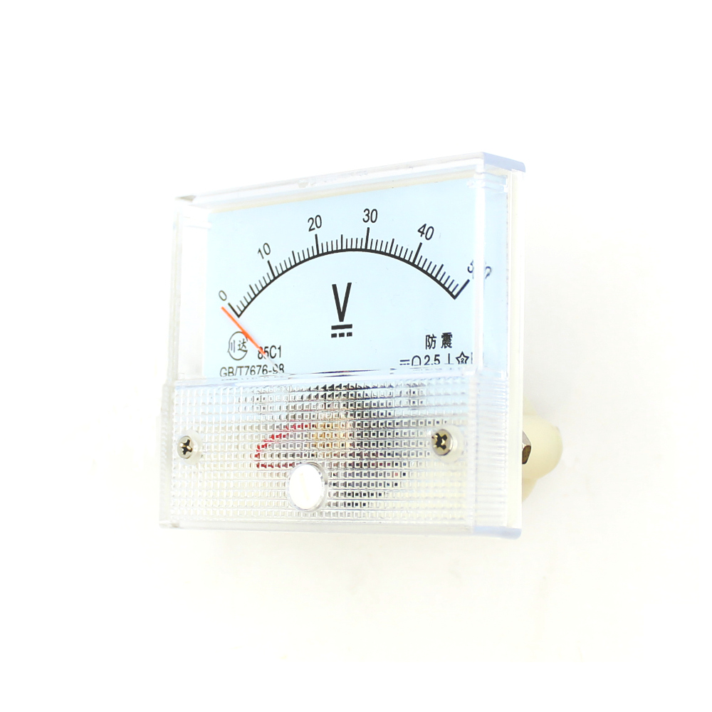 Panelový ručičkový voltmetr 85C1 - 0 až 50V DC