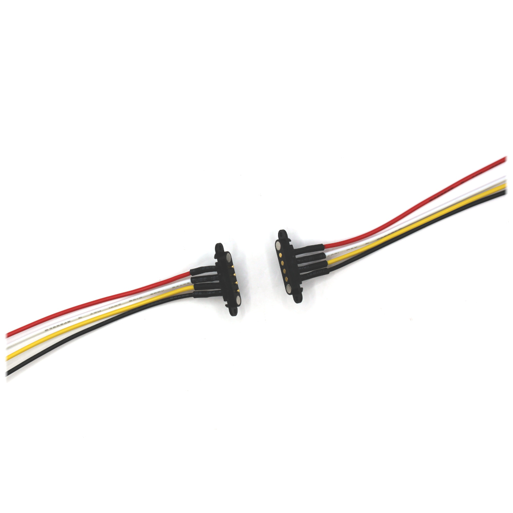 Kabel s magnetickými konektory do panelu - sada samec/samice 24AWG, 4pin