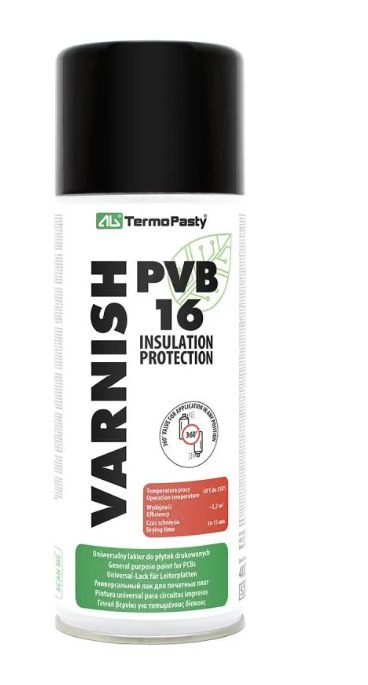 PVB 16 lak na plo&scaron;n&eacute; spoje - 400 ml PRASKL&Eacute; V&Iacute;ČKO