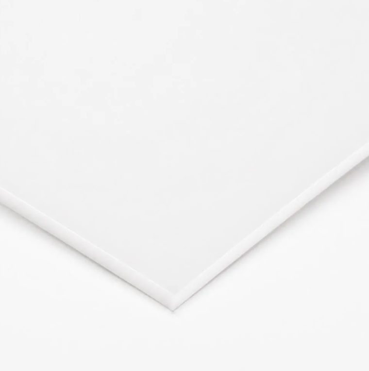Akryl pro laserové zpracování 300 x 200 x 3 mm - Mléčné plexisklo, bílé