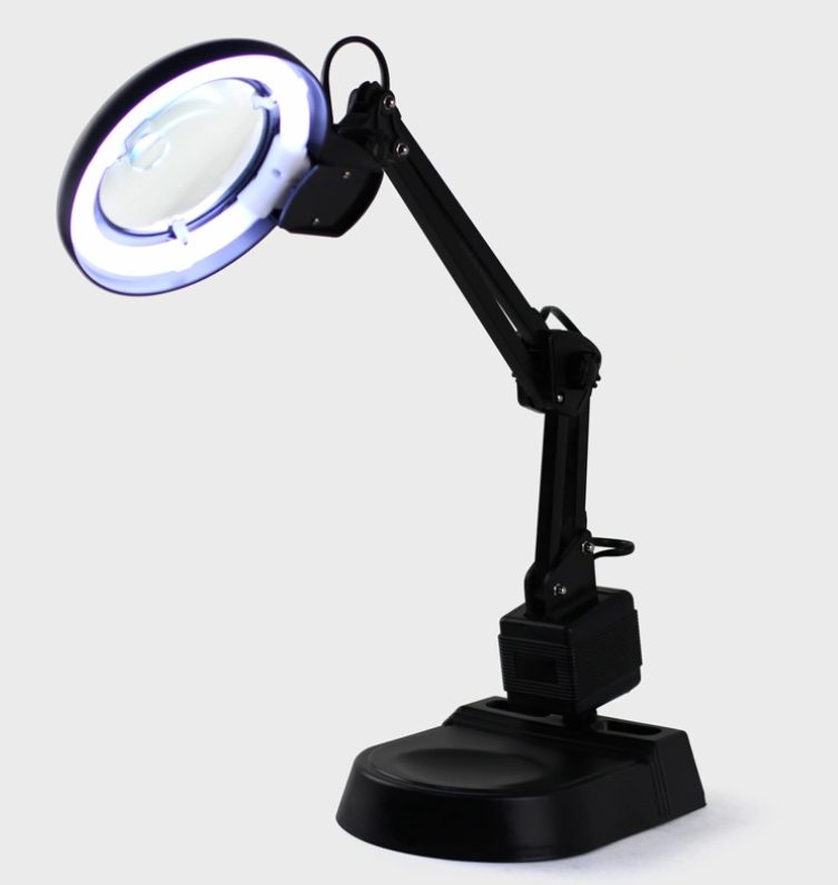 Lampa s lupou 90 mm 3D - 10D s ramenem