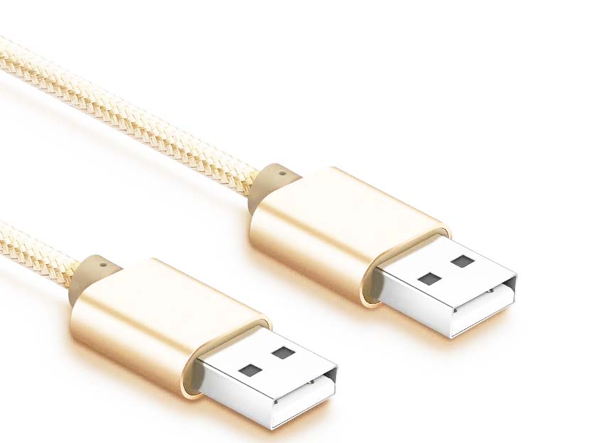 Propojovací kabel USB 2.0 A - USB 2.0 A 1m