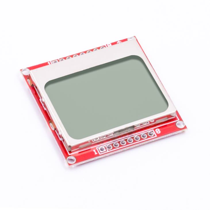 LCD displej Nokia 5110 - bílé podsvícení