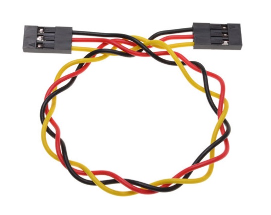 DuPont kabel F-F - 3 pin, 20 cm