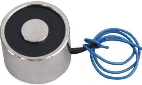 Přídržný elektromagnet s permanentním magnetem - 12V, 1kg/10N - 12 x 12 mm