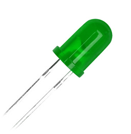 LED dioda - Zelená, 5 mm