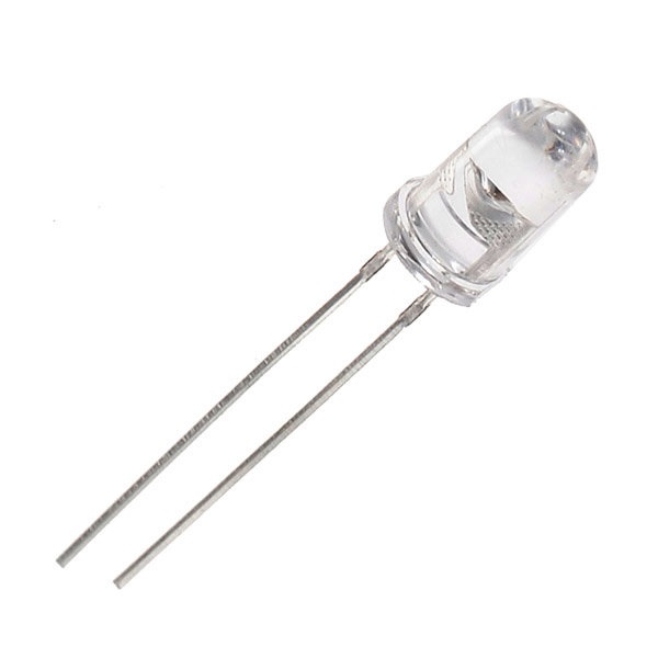 LED dioda - Bílá, 5 mm
