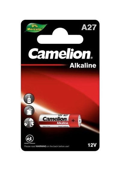 Camelion alkalická baterie A27 (L828, MN27, 27A, CA22) - 12V, 26mAh