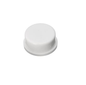 Knoflík pro mikrospínač - Bílý, 6 x 6 x 7,3 mm